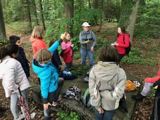 Unterichtsgang in den Wald